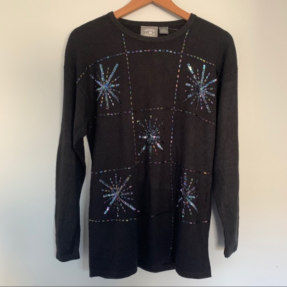 Vintage Snowflake Novelty Sweater • Medium - Picture 2 of 6